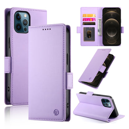iPhone 12 Pro Max Magnetic Leather Wallet Case with Card Slots, Stand Function & Full Protection