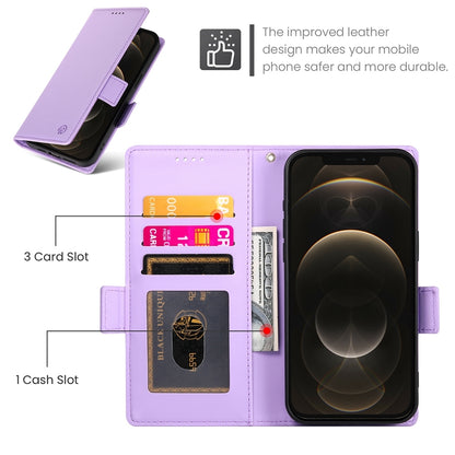 iPhone 12 Pro Max Magnetic Leather Wallet Case with Card Slots, Stand Function & Full Protection