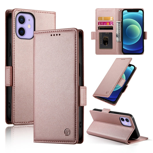 iPhone 12 mini Magnetic Leather Wallet Case with Card Slots, Stand Function & Full Protection