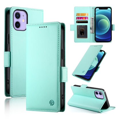 iPhone 12 mini Magnetic Leather Wallet Case with Card Slots, Stand Function & Full Protection