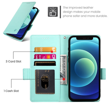 iPhone 12 mini Magnetic Leather Wallet Case with Card Slots, Stand Function & Full Protection