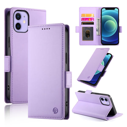 iPhone 12 mini Magnetic Leather Wallet Case with Card Slots, Stand Function & Full Protection