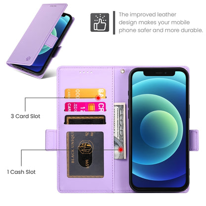 iPhone 12 mini Magnetic Leather Wallet Case with Card Slots, Stand Function & Full Protection