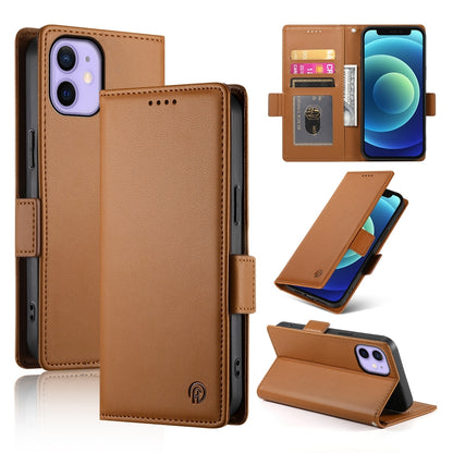 iPhone 12 mini Magnetic Leather Wallet Case with Card Slots, Stand Function & Full Protection