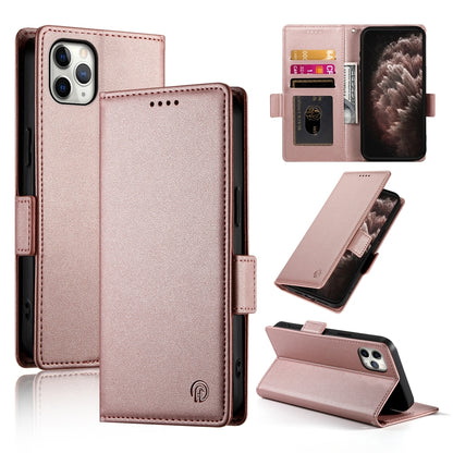 iPhone 11 Pro Max Magnetic Leather Wallet Case with Card Slots, Stand Function & Full Protection