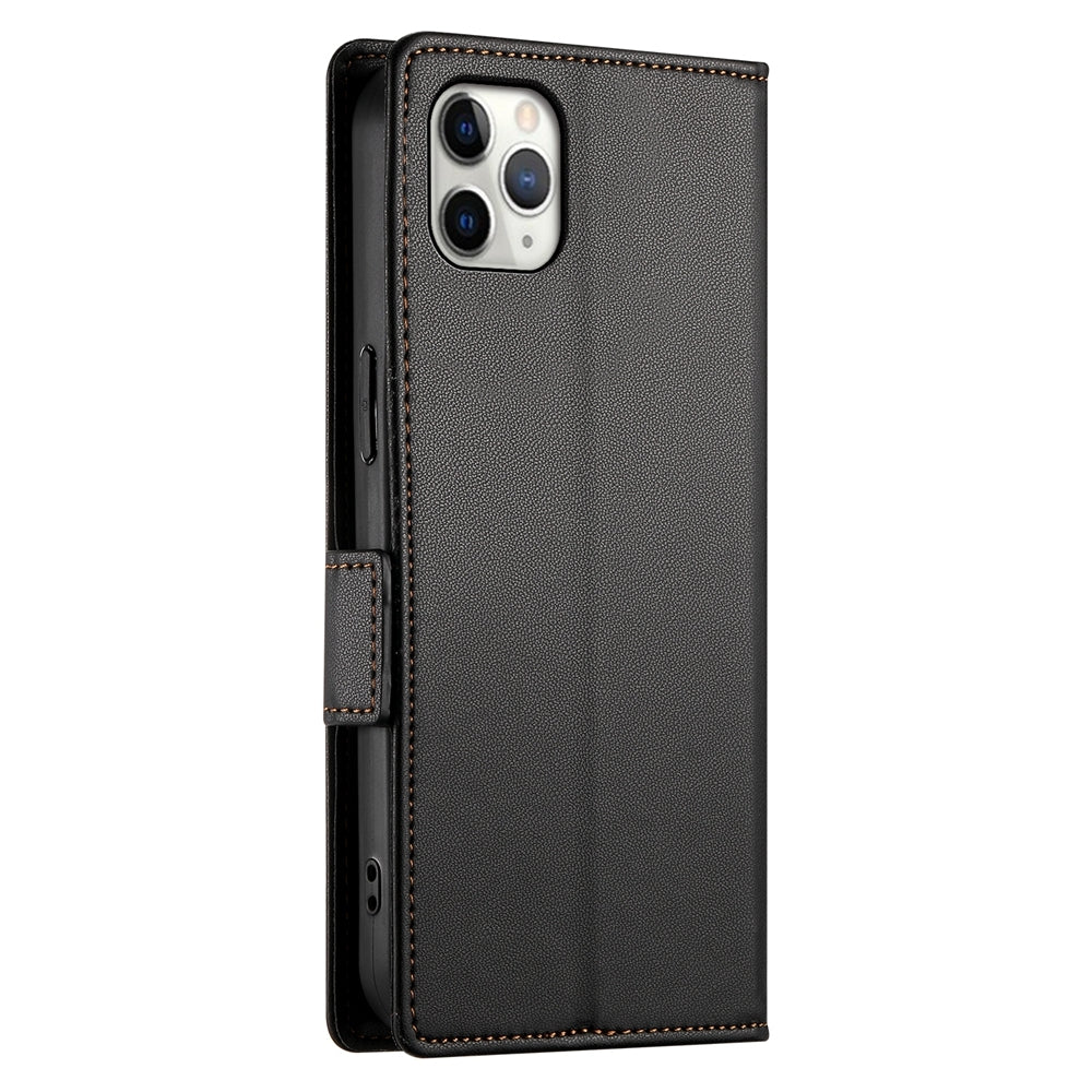 iPhone 11 Pro Max Magnetic Leather Wallet Case with Card Slots, Stand Function & Full Protection