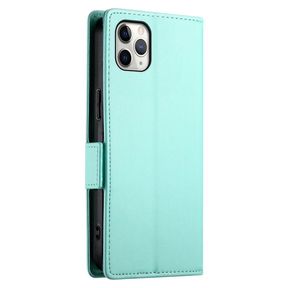 iPhone 11 Pro Max Magnetic Leather Wallet Case with Card Slots, Stand Function & Full Protection