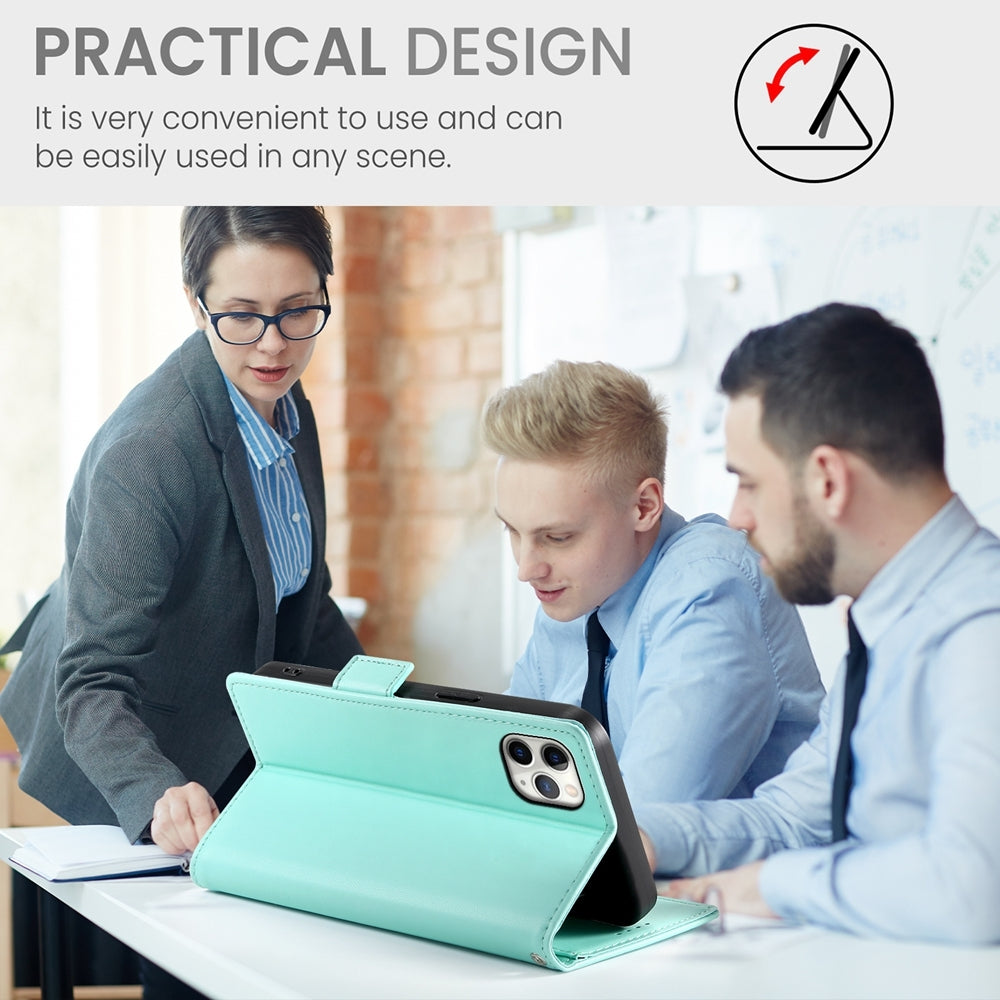 iPhone 11 Pro Max Magnetic Leather Wallet Case with Card Slots, Stand Function & Full Protection