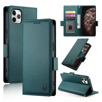 iPhone 11 Pro Max Magnetic Leather Wallet Case with Card Slots, Stand Function & Full Protection