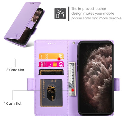 iPhone 11 Pro Max Magnetic Leather Wallet Case with Card Slots, Stand Function & Full Protection
