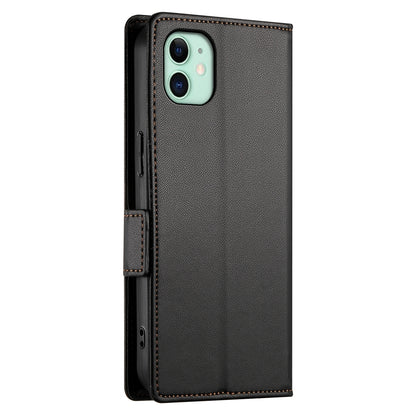 iPhone 11 Magnetic Leather Wallet Case with Card Slots, Stand Function & Full Protection