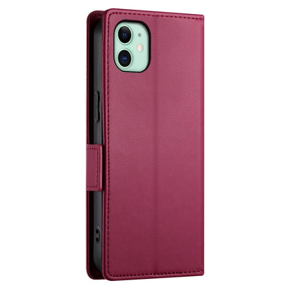 iPhone 11 Magnetic Leather Wallet Case with Card Slots, Stand Function & Full Protection
