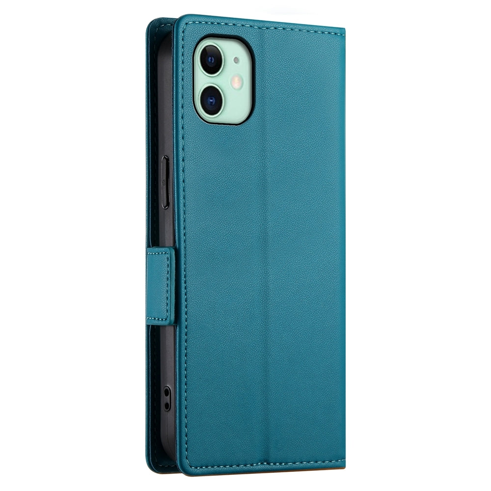 iPhone 11 Magnetic Leather Wallet Case with Card Slots, Stand Function & Full Protection