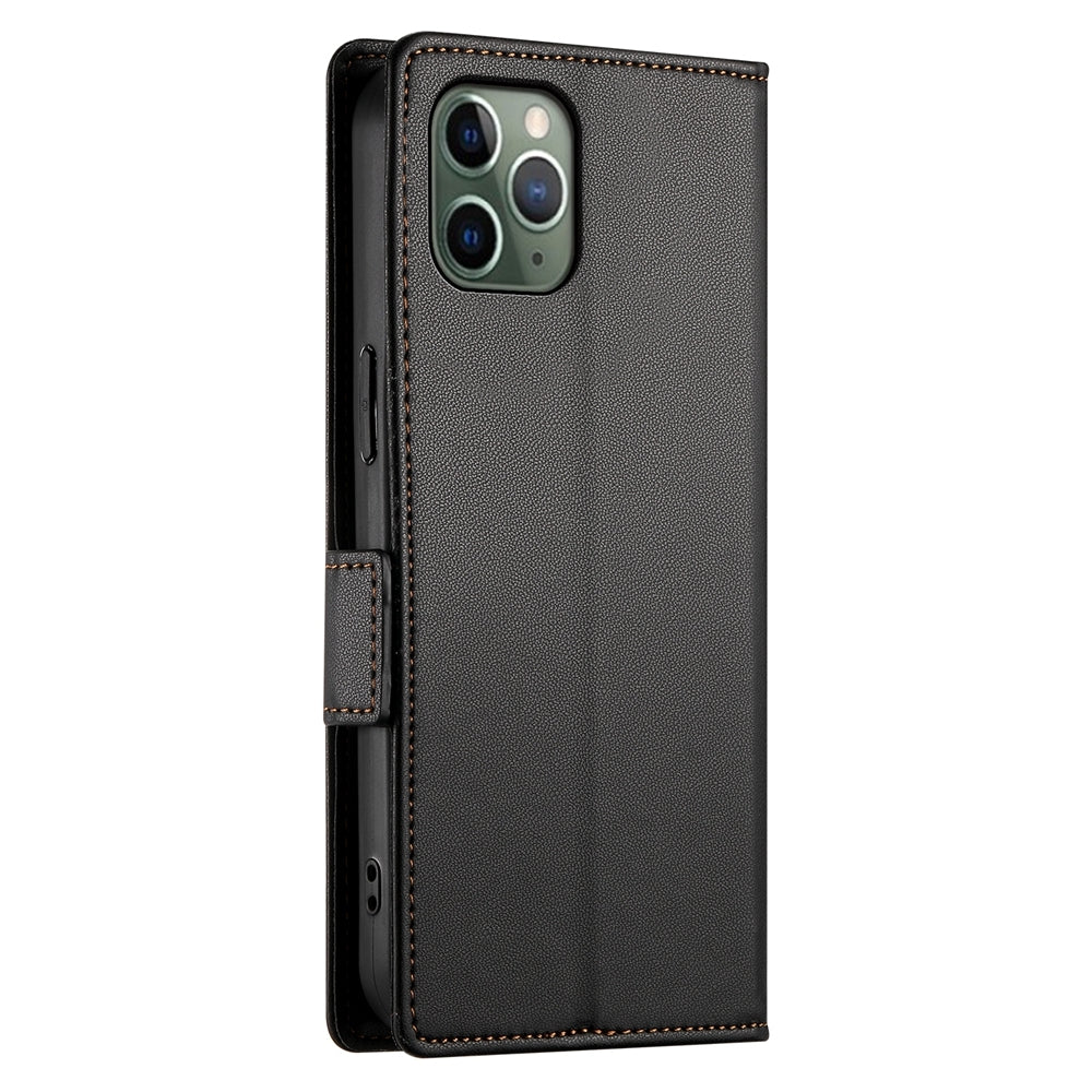 iPhone 11 Pro Magnetic Leather Wallet Case with Card Slots, Stand Function & Full Protection