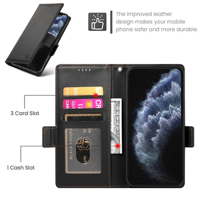 iPhone 11 Pro Magnetic Leather Wallet Case with Card Slots, Stand Function & Full Protection