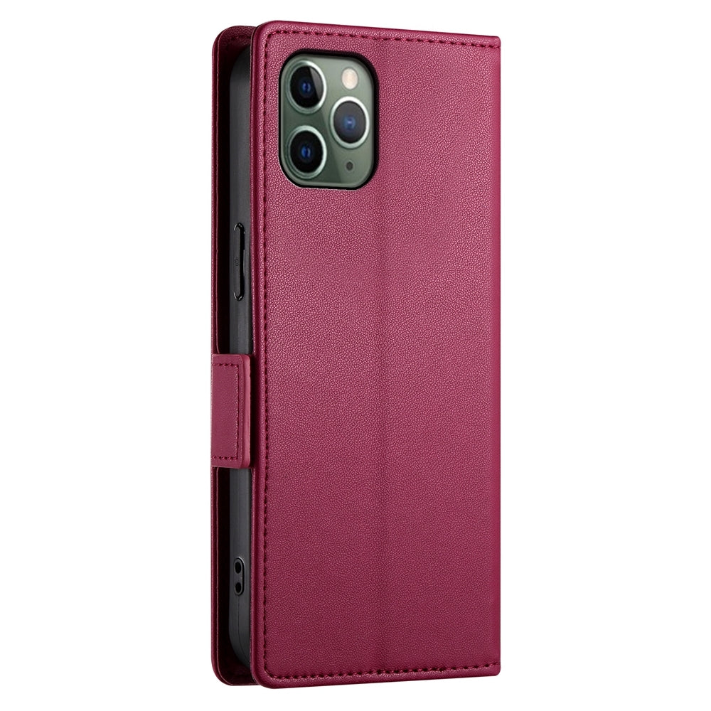 iPhone 11 Pro Magnetic Leather Wallet Case with Card Slots, Stand Function & Full Protection