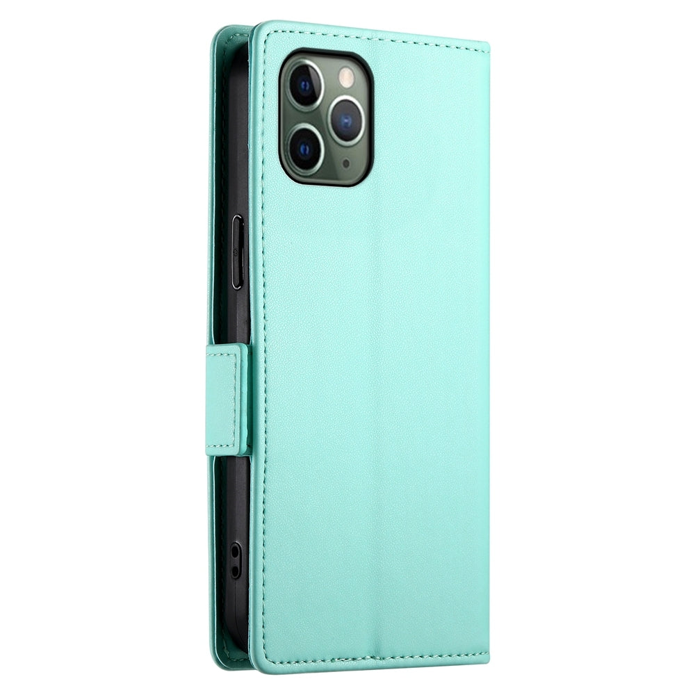 iPhone 11 Pro Magnetic Leather Wallet Case with Card Slots, Stand Function & Full Protection
