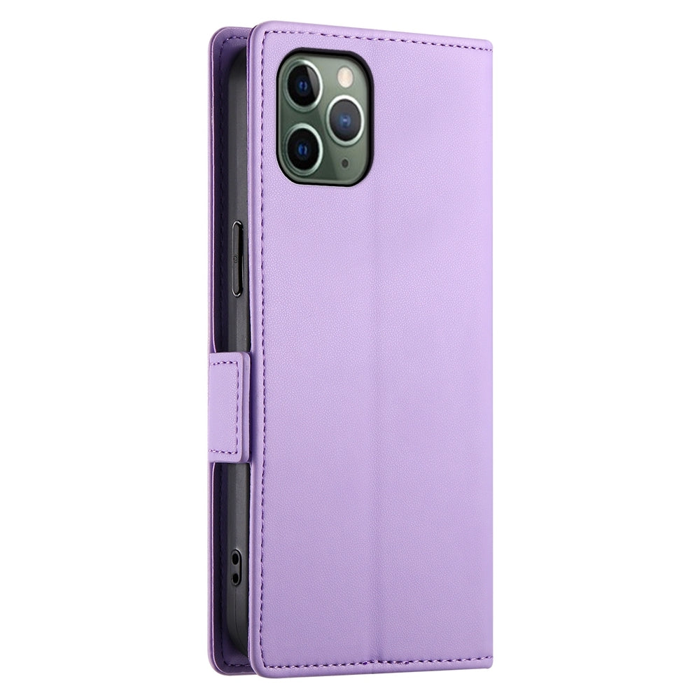 iPhone 11 Pro Magnetic Leather Wallet Case with Card Slots, Stand Function & Full Protection