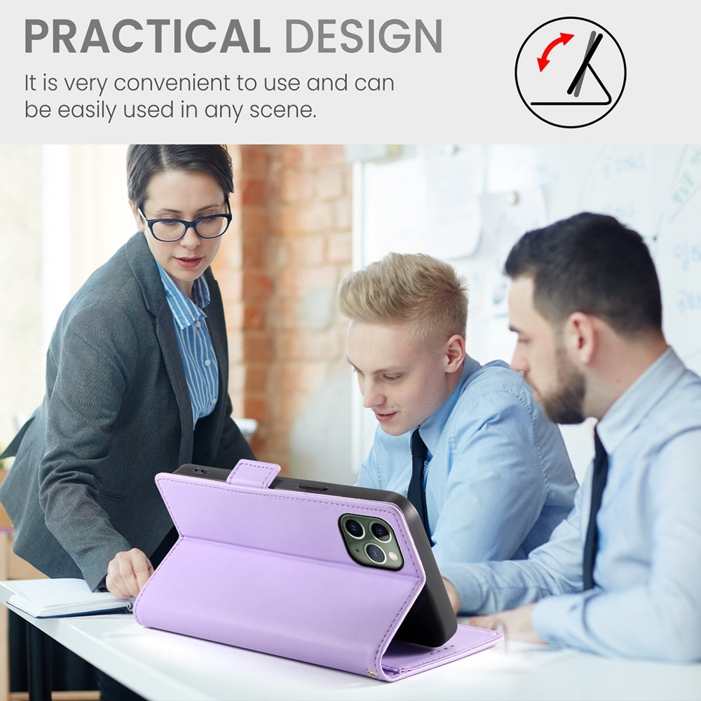 iPhone 11 Pro Magnetic Leather Wallet Case with Card Slots, Stand Function & Full Protection