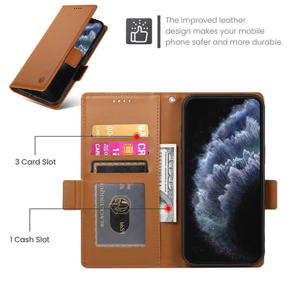 iPhone 11 Pro Magnetic Leather Wallet Case with Card Slots, Stand Function & Full Protection