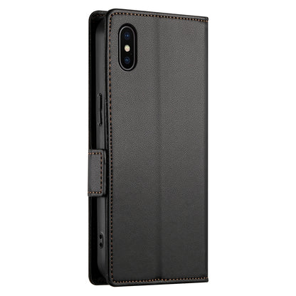 iPhone X/XS Magnetic Leather Wallet Case with Card Slots, Stand Function & Full Protection