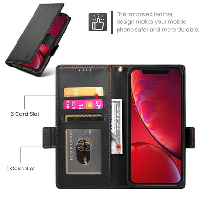 iPhone X/XS Magnetic Leather Wallet Case with Card Slots, Stand Function & Full Protection