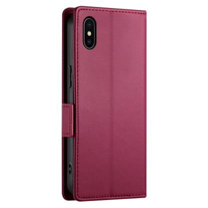 iPhone X/XS Magnetic Leather Wallet Case with Card Slots, Stand Function & Full Protection