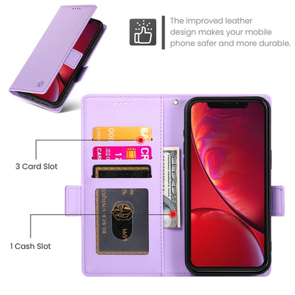 iPhone X/XS Magnetic Leather Wallet Case with Card Slots, Stand Function & Full Protection