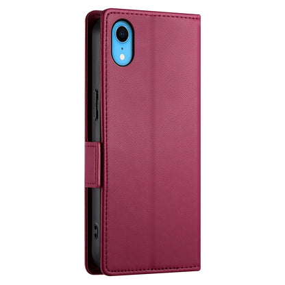 iPhone XR Magnetic Leather Wallet Case with Card Slots, Stand Function & Full Protection