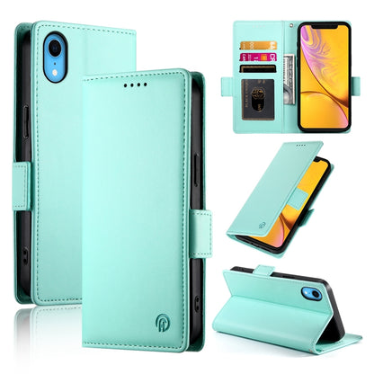 iPhone XR Magnetic Leather Wallet Case with Card Slots, Stand Function & Full Protection