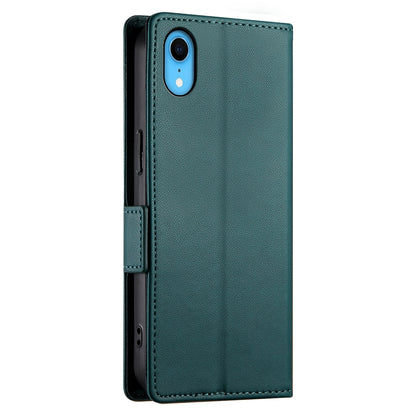iPhone XR Magnetic Leather Wallet Case with Card Slots, Stand Function & Full Protection