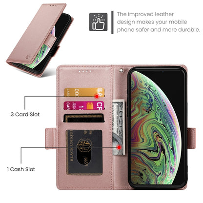 iPhone XS Max Magnetic Leather Wallet Case with Card Slots, Stand Function & Full Protection