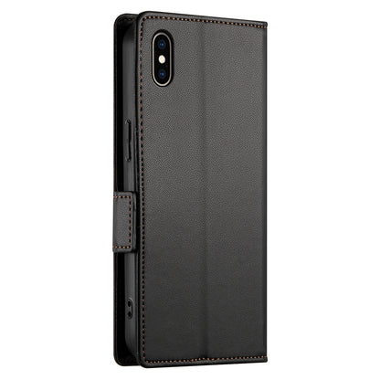 iPhone XS Max Magnetic Leather Wallet Case with Card Slots, Stand Function & Full Protection