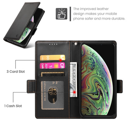 iPhone XS Max Magnetic Leather Wallet Case with Card Slots, Stand Function & Full Protection