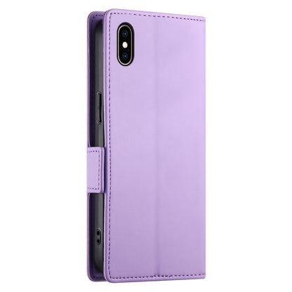 iPhone XS Max Magnetic Leather Wallet Case with Card Slots, Stand Function & Full Protection