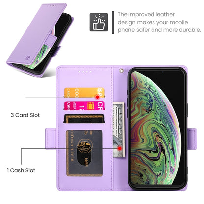iPhone XS Max Magnetic Leather Wallet Case with Card Slots, Stand Function & Full Protection