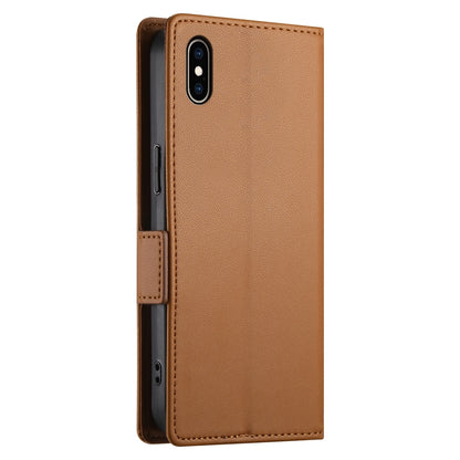 iPhone XS Max Magnetic Leather Wallet Case with Card Slots, Stand Function & Full Protection