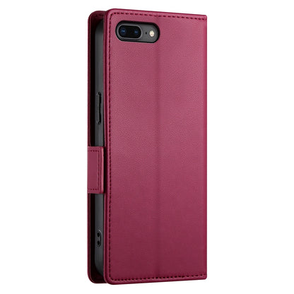 iPhone 8 Plus Magnetic Leather Wallet Case with Card Slots, Stand Function & Full Protection