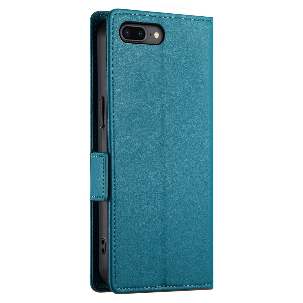 iPhone 8 Plus Magnetic Leather Wallet Case with Card Slots, Stand Function & Full Protection