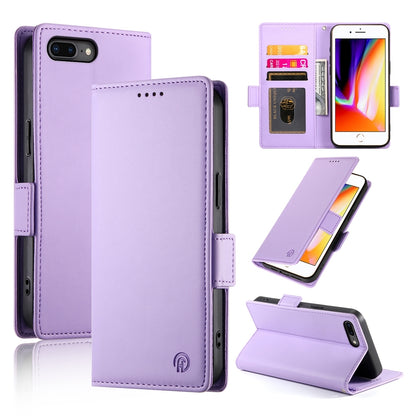 iPhone 8 Plus Magnetic Leather Wallet Case with Card Slots, Stand Function & Full Protection