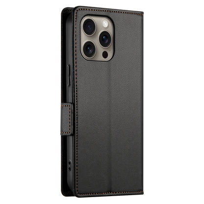 iPhone 16 Pro Max Magnetic Leather Wallet Case with Card Slots, Stand Function & Full Protection