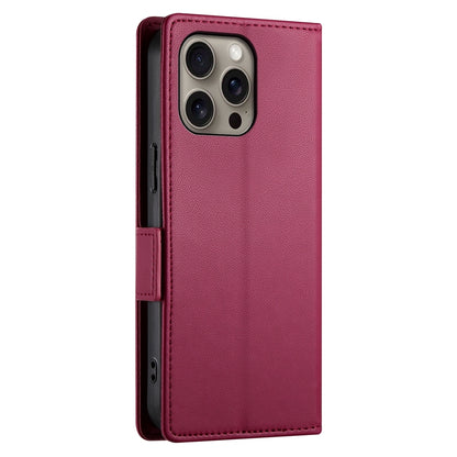 iPhone 16 Pro Max Magnetic Leather Wallet Case with Card Slots, Stand Function & Full Protection