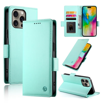 iPhone 16 Pro Max Magnetic Leather Wallet Case with Card Slots, Stand Function & Full Protection