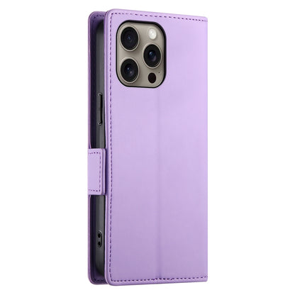 iPhone 16 Pro Max Magnetic Leather Wallet Case with Card Slots, Stand Function & Full Protection