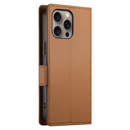 iPhone 16 Pro Max Magnetic Leather Wallet Case with Card Slots, Stand Function & Full Protection