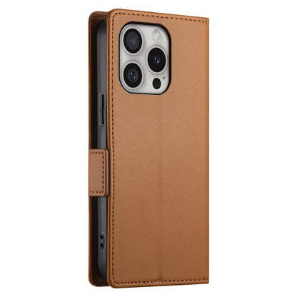 iPhone 16 Pro Magnetic Leather Wallet Case with Card Slots, Stand Function & Full Protection