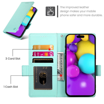 iPhone 16 Magnetic Leather Wallet Case with Card Slots, Stand Function & Full Protection