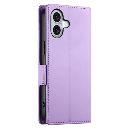iPhone 16 Magnetic Leather Wallet Case with Card Slots, Stand Function & Full Protection