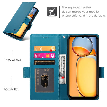 Xiaomi Redmi 13R Magnetic Leather Wallet Case with Card Slots, Stand Function & Full Protection