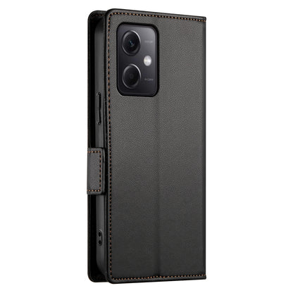 Xiaomi Redmi Note 12 Global India Magnetic Leather Wallet Case with Card Slots, Stand Function & Full Protection